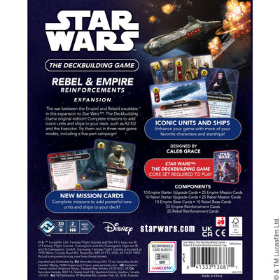 Card Games, Star Wars: The Deckbuilding Game – Rebel & Empire Reinforcements Expansion