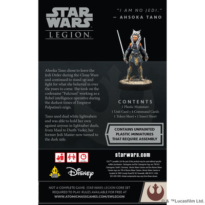 Star Wars: Legion, Star Wars: Legion – Ahsoka Tano Operative Expansion