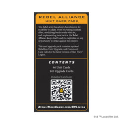 Star Wars: Legion – Rebel Alliance Unit Card Pack