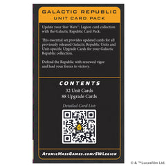 Star Wars: Legion – Galactic Republic Unit Card Pack