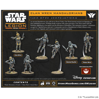 Star Wars: Legion, Star Wars: Legion – Clan Wren Mandalorians