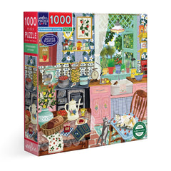 eeBoo: Strawberry Kitchen 1000pc Puzzle