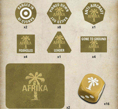 Accessories, Flames of War: Afrika Korps Gaming Set