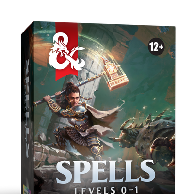 Role Playing Games, Dungeons & Dragons Reference Cards: Spells – Levels 0-1