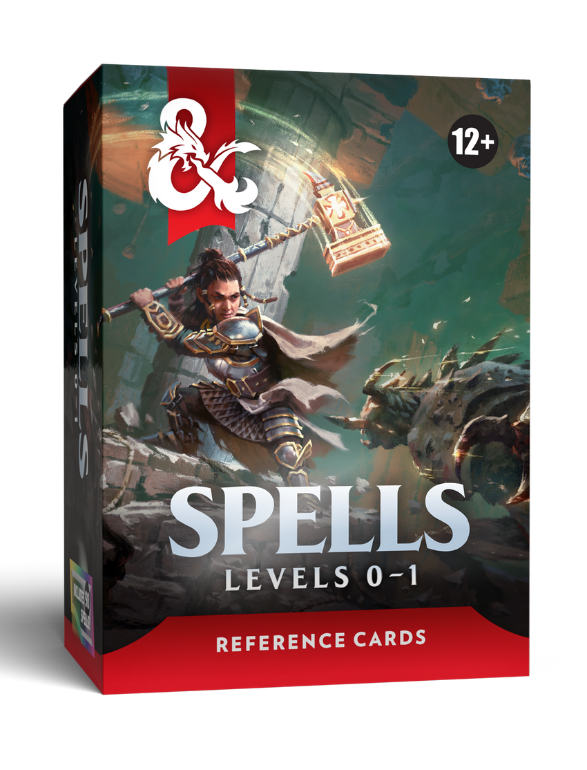 Dungeons & Dragons Reference Cards: Spells – Levels 0-1