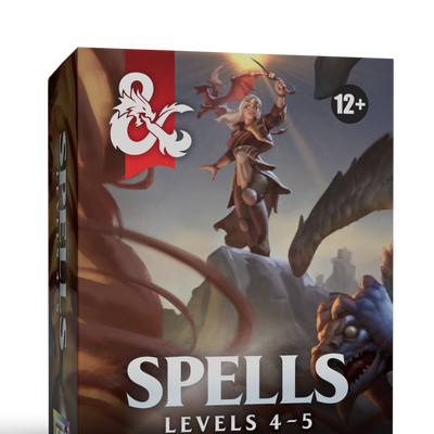 Role Playing Games, Dungeons & Dragons Reference Cards: Spells – Levels 4-5