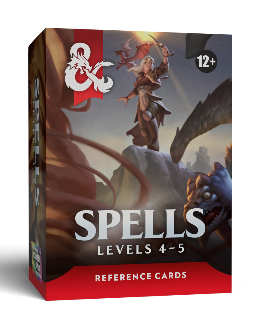 Dungeons & Dragons Reference Cards: Spells – Levels 4-5