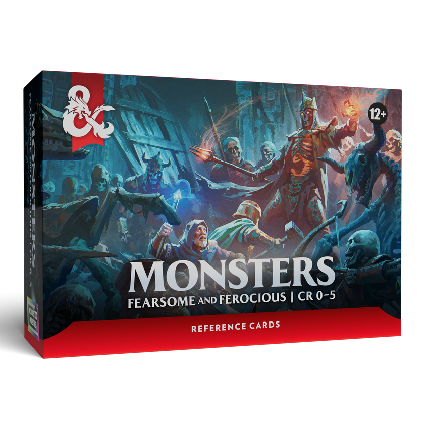 Dungeons & Dragons Reference Cards: Monsters – Fearsome and Ferocious CR 0-5