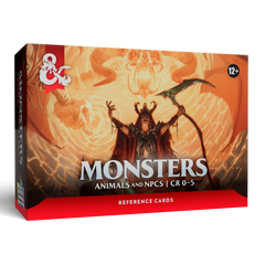 Dungeons & Dragons Reference Cards: Monsters – Animals and NPCs CR 0-5