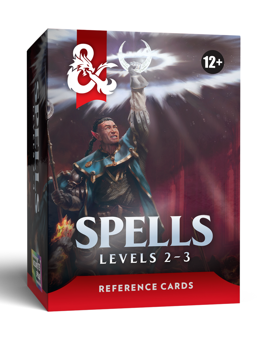 Dungeons & Dragons Reference Cards: Spells – Levels 2-3