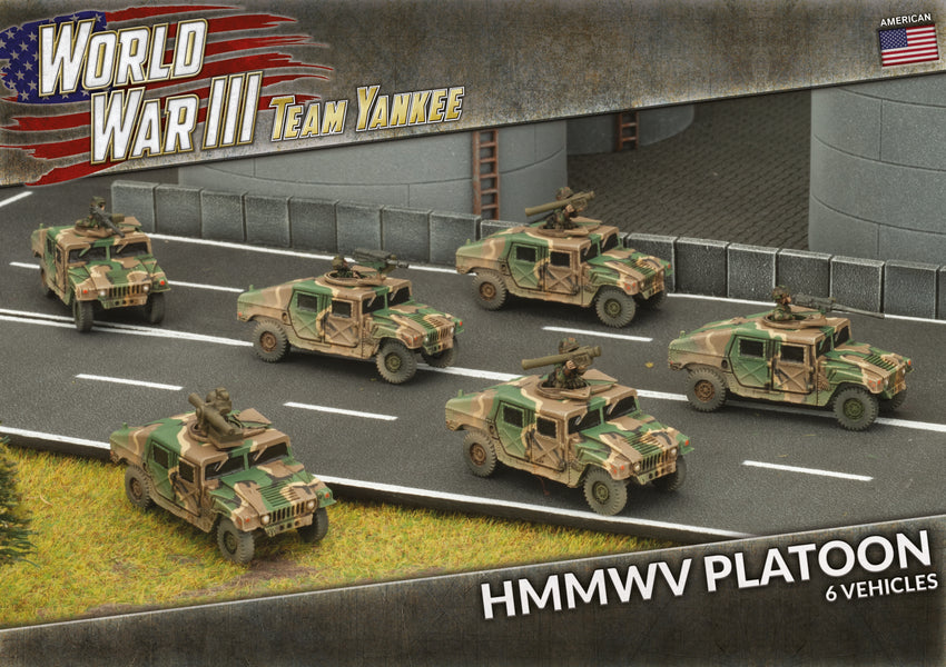 Flames of War: Team Yankee HMMWV Platoon