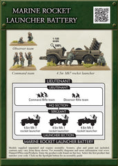 Flames of War: Marine Rocket Launcher Battery