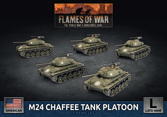 Flames of War: M24 Chaffee Platoon