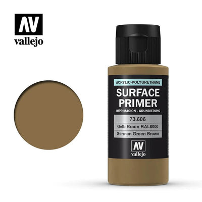 Hobby Paint, Surface Primer: German Green Brown Acrylic-Polyurethane 60ml