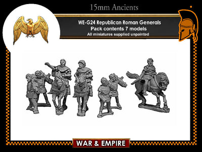 Miniatures, War & Empire: Republican Roman Generals