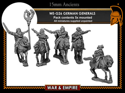 Miniatures, War & Empire: German Generals