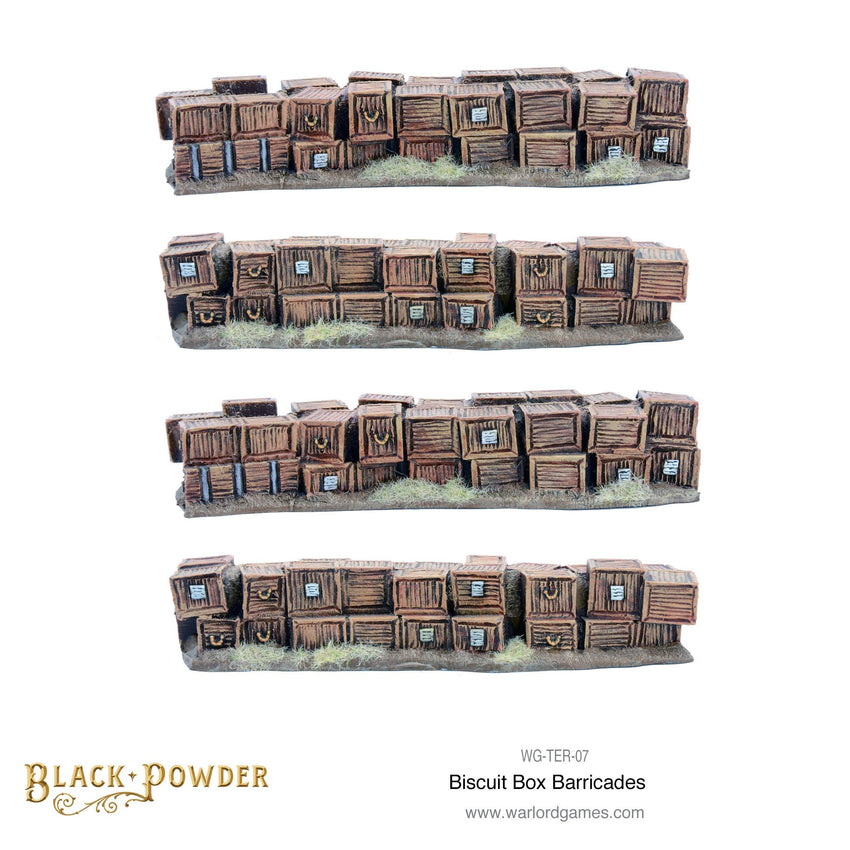 Black Powder: Anglo-Zulu War Biscuit Box Barricade Set