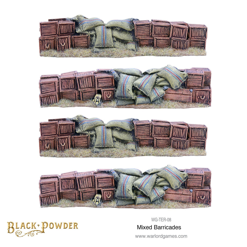 Black Powder: Anglo-Zulu War Mixed Barricade Set