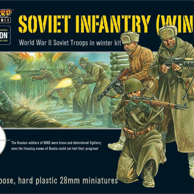 Miniatures, Bolt Action: Soviet Winter Infantry Plastic Box Set