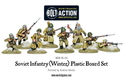 Miniatures, Bolt Action: Soviet Winter Infantry Plastic Box Set