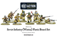 Bolt Action: Soviet Winter Infantry Plastic Box Set