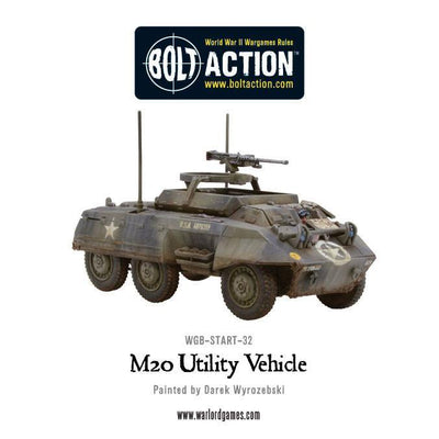 Miniatures, Bolt Action: M8/M20 US Armoured Car Platoon