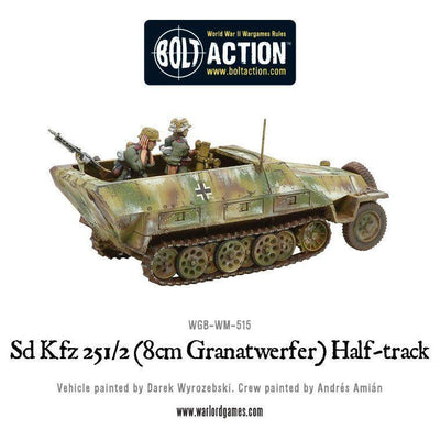 Miniatures, Bolt Action: Sd.Kfz 251/2 Ausf D 8cm Granatwerfer Half Track