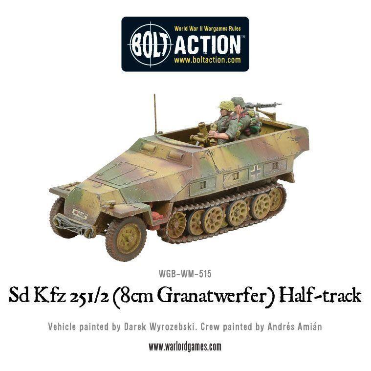 Bolt Action: Sd.Kfz 251/2 Ausf D 8cm Granatwerfer Half Track