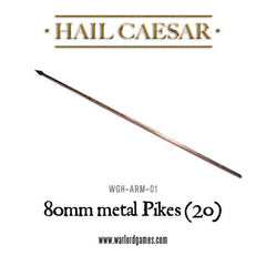 Hail Caesar: 80mm Metal Pikes x20