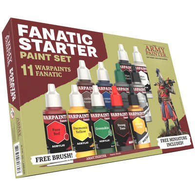 Hobby Supplies, Army Painter: Warpaints Fanatic Starter Paint Set