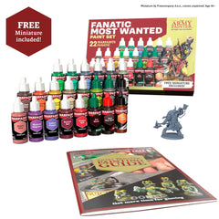 Army Painter: Warpaints Fanatic Most Wanted Paint Set