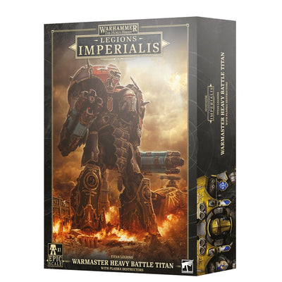 Miniatures, Legions Imperialis: Warmaster Heavy Battle Titan WIth Plasma Destructors