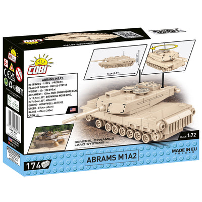 COBI - Construction Blocks, COBI Abrams M1A2 Tank 174pc