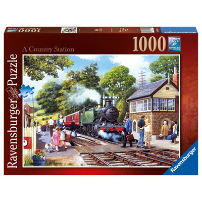 Jigsaw Puzzles, A Country Station 1000pc Puzzle