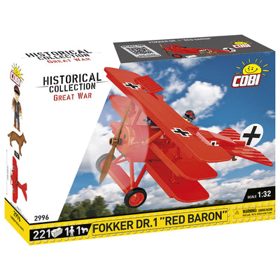 COBI - Construction Blocks, COBI Fokker DR. 1 Red Barron Fighter 221pc