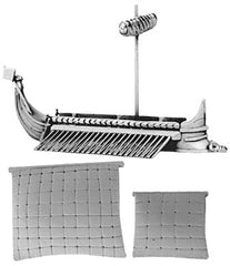 Xyston Miniatures Greek QUinquireme 1-600 scale