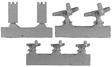 Miniatures, Xyston Miniatures Quinquereme War Towers 1-600 scale