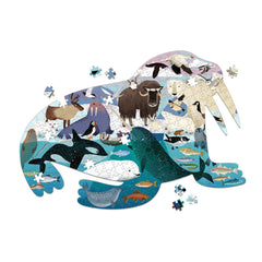 Mudpuppy: Arctic Life 300pc Shaped Puzzle
