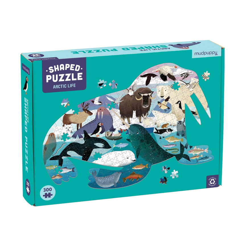 Mudpuppy: Arctic Life 300pc Shaped Puzzle