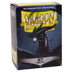 Dragon Shield: Jet Matte Sleeves 100 Pack