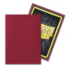Dragon Shield: Blood Red Matte Sleeves 100 Pack