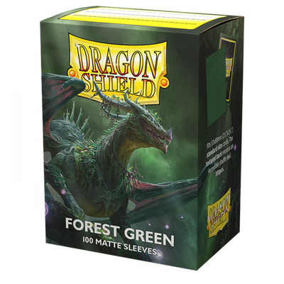 Accessories, Dragon Shield: Forest Green Matte Sleeves 100 Pack