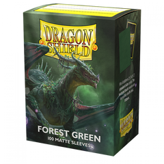 Dragon Shield: Forest Green Matte Sleeves 100 Pack