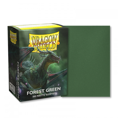 Accessories, Dragon Shield: Forest Green Matte Sleeves 100 Pack