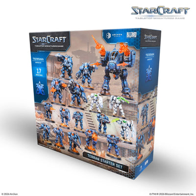 Miniatures, Starcraft Tabletop Miniatures Game: Terran Starter Set