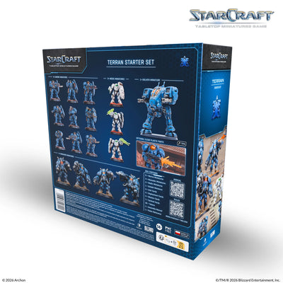 Miniatures, Starcraft Tabletop Miniatures Game: Terran Starter Set
