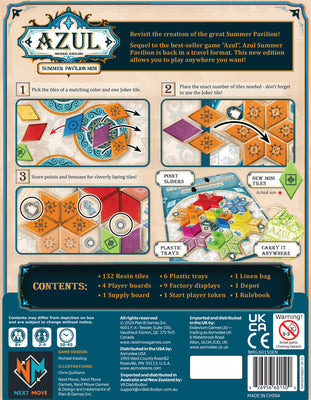 Board Games, Azul: Summer Pavilion Mini