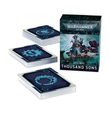 On Sale, Warhammer 40000 Datacards: Thousand Sons
