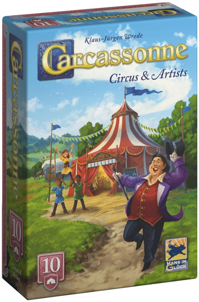 Carcassonne Expansion 10: Circus and Artist – 2025 Redesign