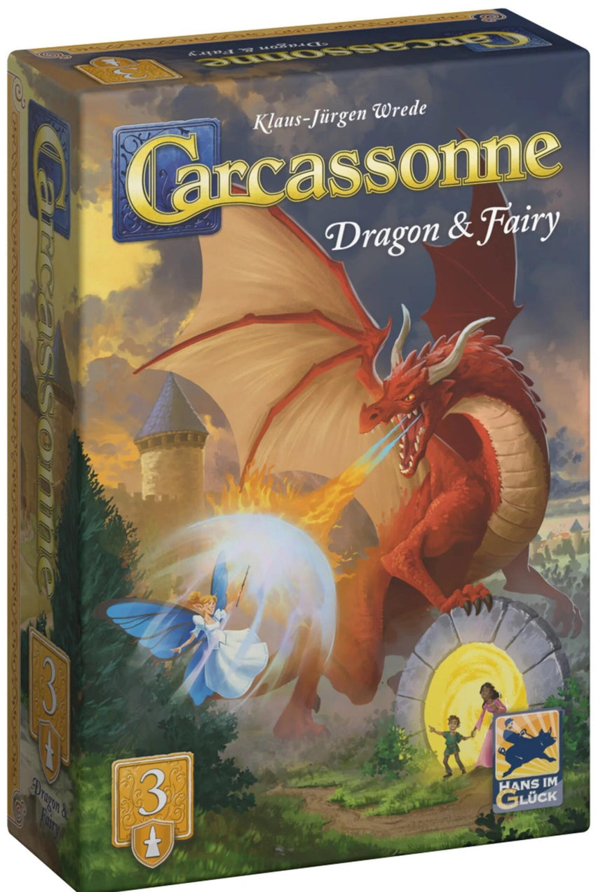 Carcassonne Expansion 3: Dragon and Fairy – 2025 Redesign